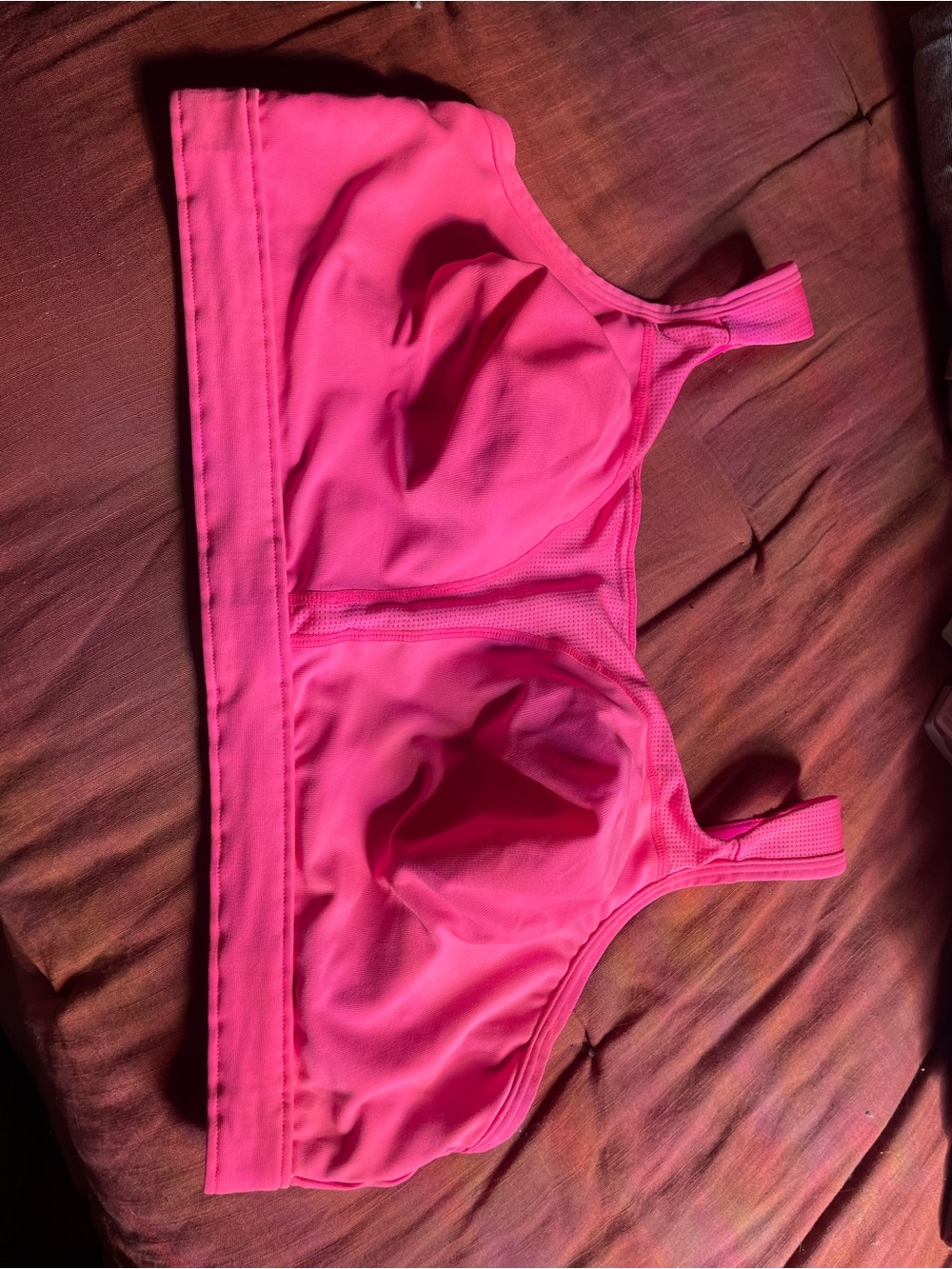 Xersion Hot Pink Hook Closure Sports Bra 42D
